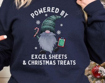Ugly Excel Christmas Sweatshirt, Excel Christmas Sweater, Excel Gift for Co-Worker, Excel Lover Crewneck, Data Analyst Gift, Excel Sweater