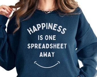 Excel Sweatshirt für Datenanalytiker, Excel Pullover, Excel Geschenk für Mitarbeiter, Geschenk für Excel-Liebhaber, Excel Rundhalsausschnitt, Tabelle Sweatshirt