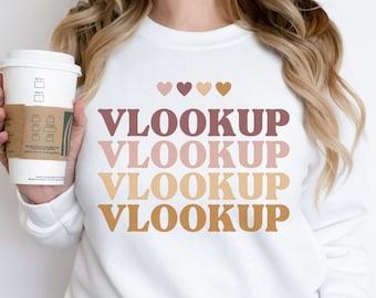 Excel Tabelle Sweatshirt Geschenk, Mitarbeiter Tabelle Humor Geschenk, Excel Liebhaber Geschenk, Buchhalter Geschenk, Datenanalytiker Geschenk, Vlookup Shirt