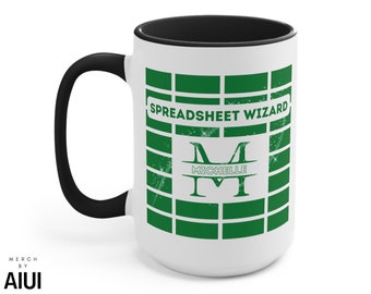 Taza de hoja de cálculo personalizada, taza de asistente de hoja de cálculo, taza de café de hoja de Excel, taza de contador, taza de analista de datos, taza de café de Excel, regalo de CPA