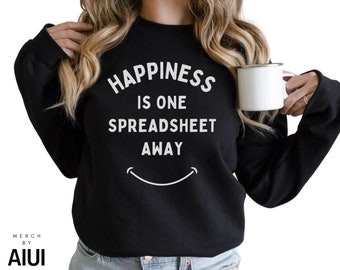 Excel Sweatshirt für Datenanalytiker, Excel Pullover, Excel Geschenk für Mitarbeiter, Geschenk für Excel-Liebhaber, Excel Rundhalsausschnitt, Tabelle Sweatshirt