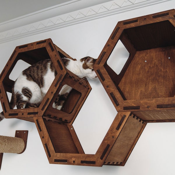 Cat Wall Furniture Etsy