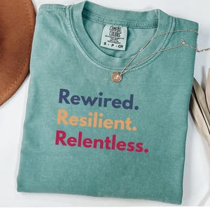 Comfort Colors Stroke Survivor Shirt: Resilient Warrior Tee, Mental Health Tshirt, Trauma Anxiety Survivor
