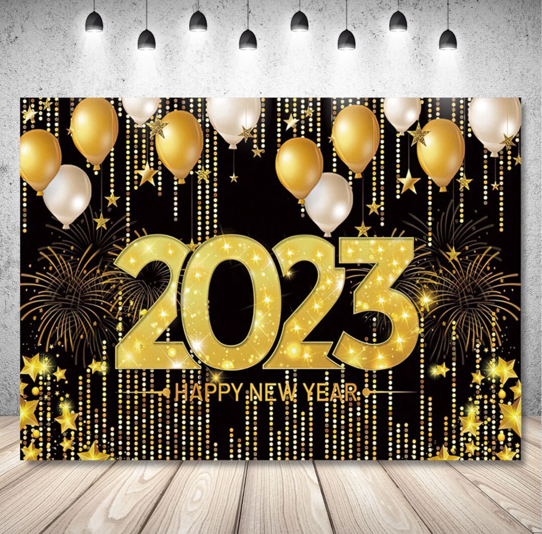 2024 Happy New Year Photo Backdrop Happy Holidays Party New