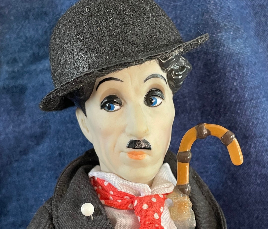 Vintage Charlie Chaplin Doll 1989, Bubbles - Etsy
