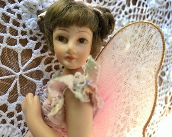 Vintage Bisque Ballerina Fairy Doll ( 6.5 inch)