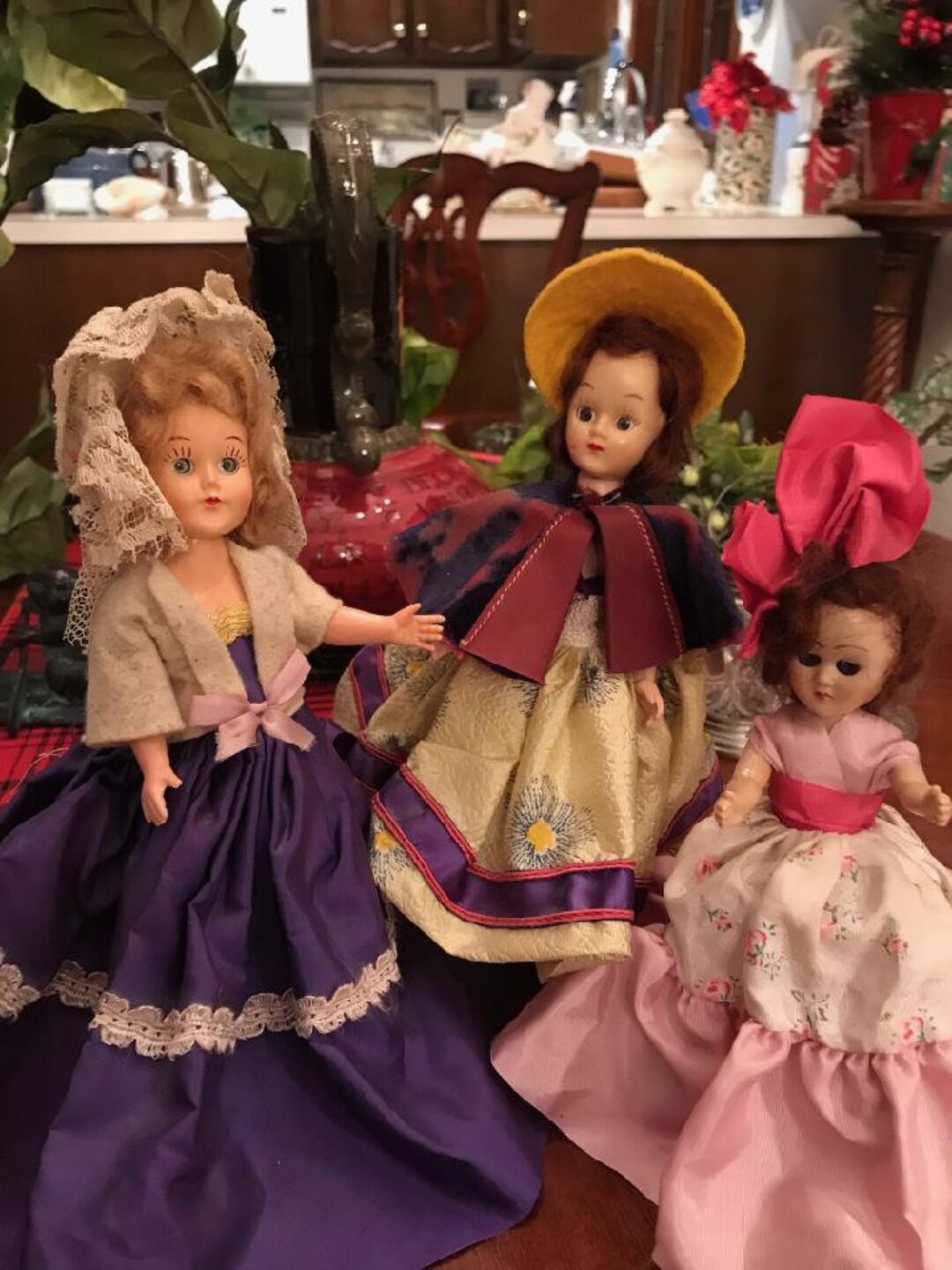 1950 Hard Plastic Vintage Dolls, Set of 3 Etsy