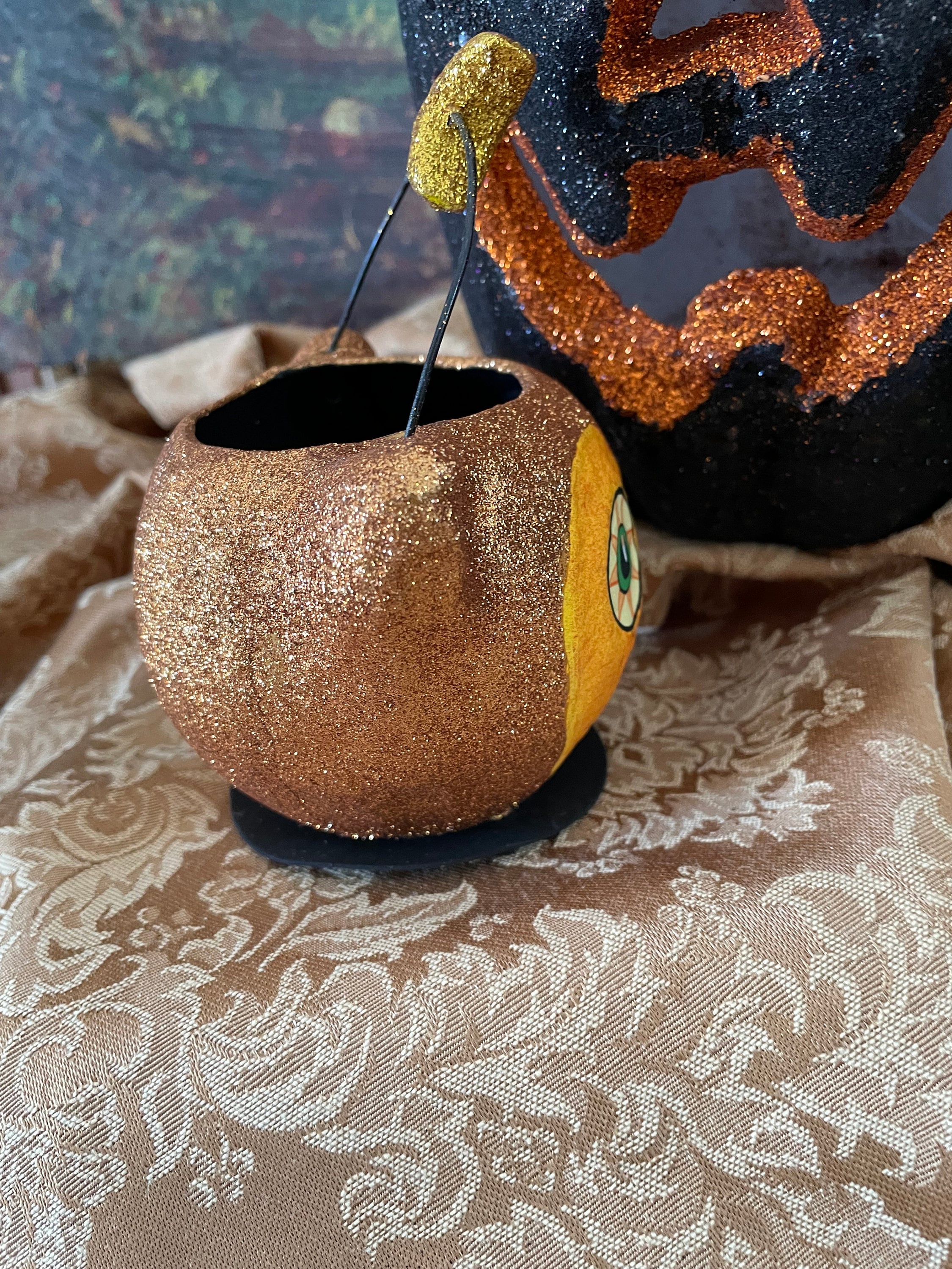 Vintage Paper Mache Halloween Owl department 56 Etsy