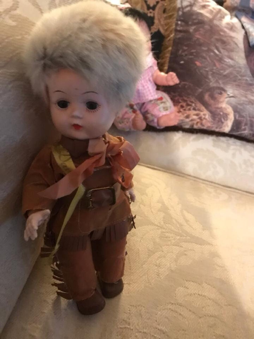 Poupée Mannequin Vintage ORLI JOUET Davy Crockett/Zorro - 25 Cm - Années 80 - Occasion