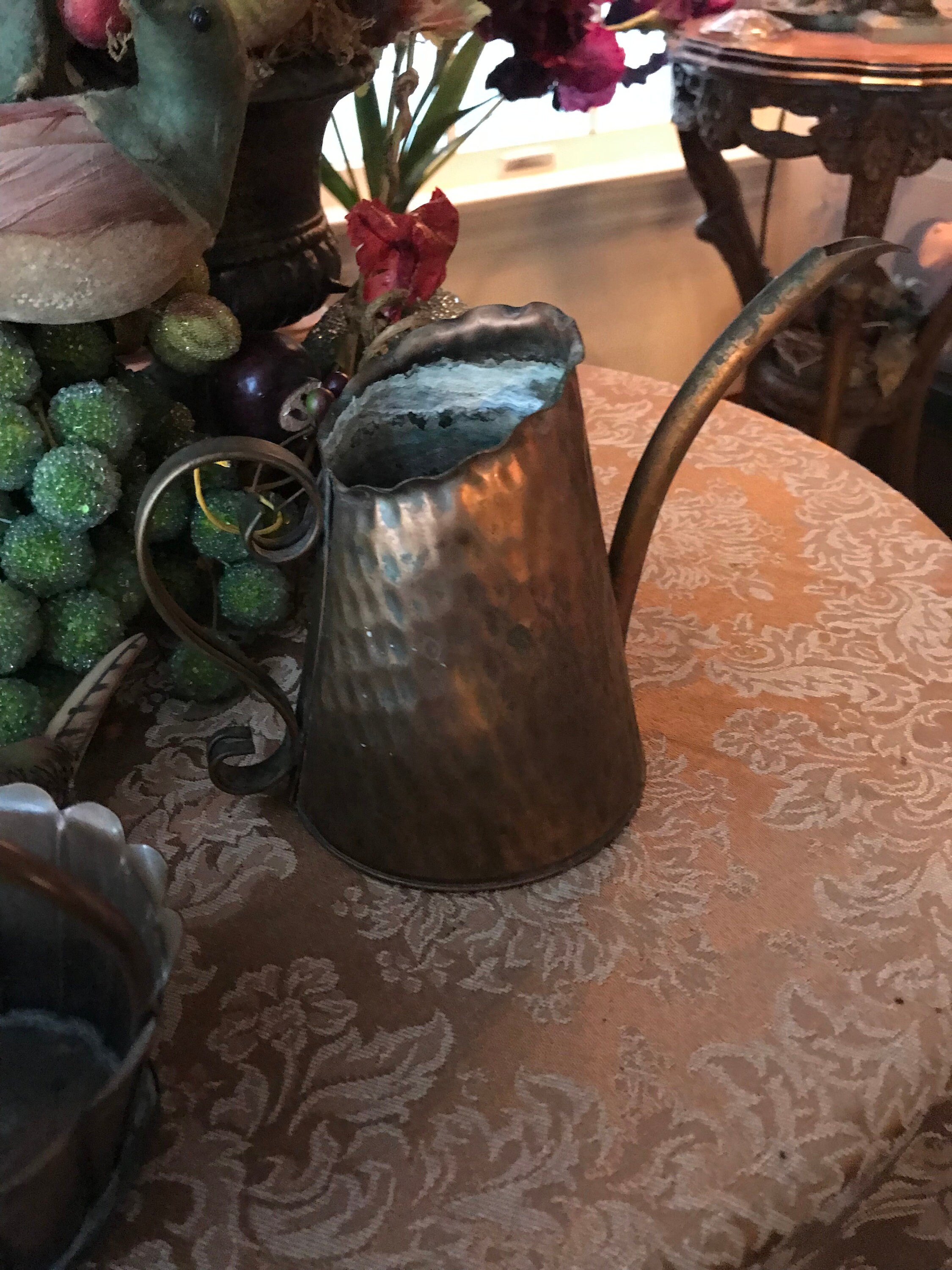 Vintage Copper Hammered Pitcher Gregorian, Made in the USA Etsy