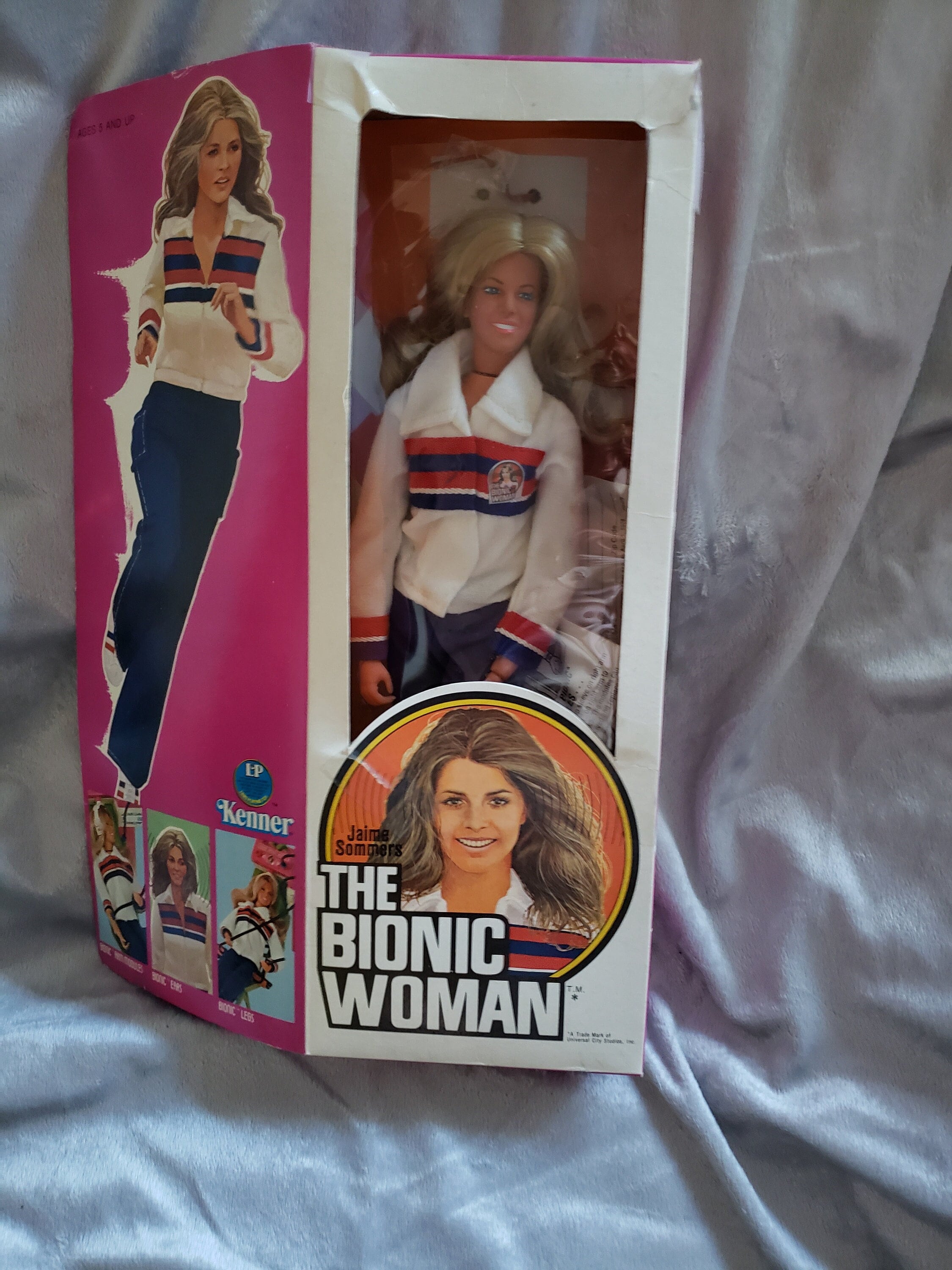 Bionic Woman Jaime Sommers Original Outfit, Purse & Accessories Kenner Doll  1976 General Mills H. K. Action Figure Six Million Dollar Man -  Israel