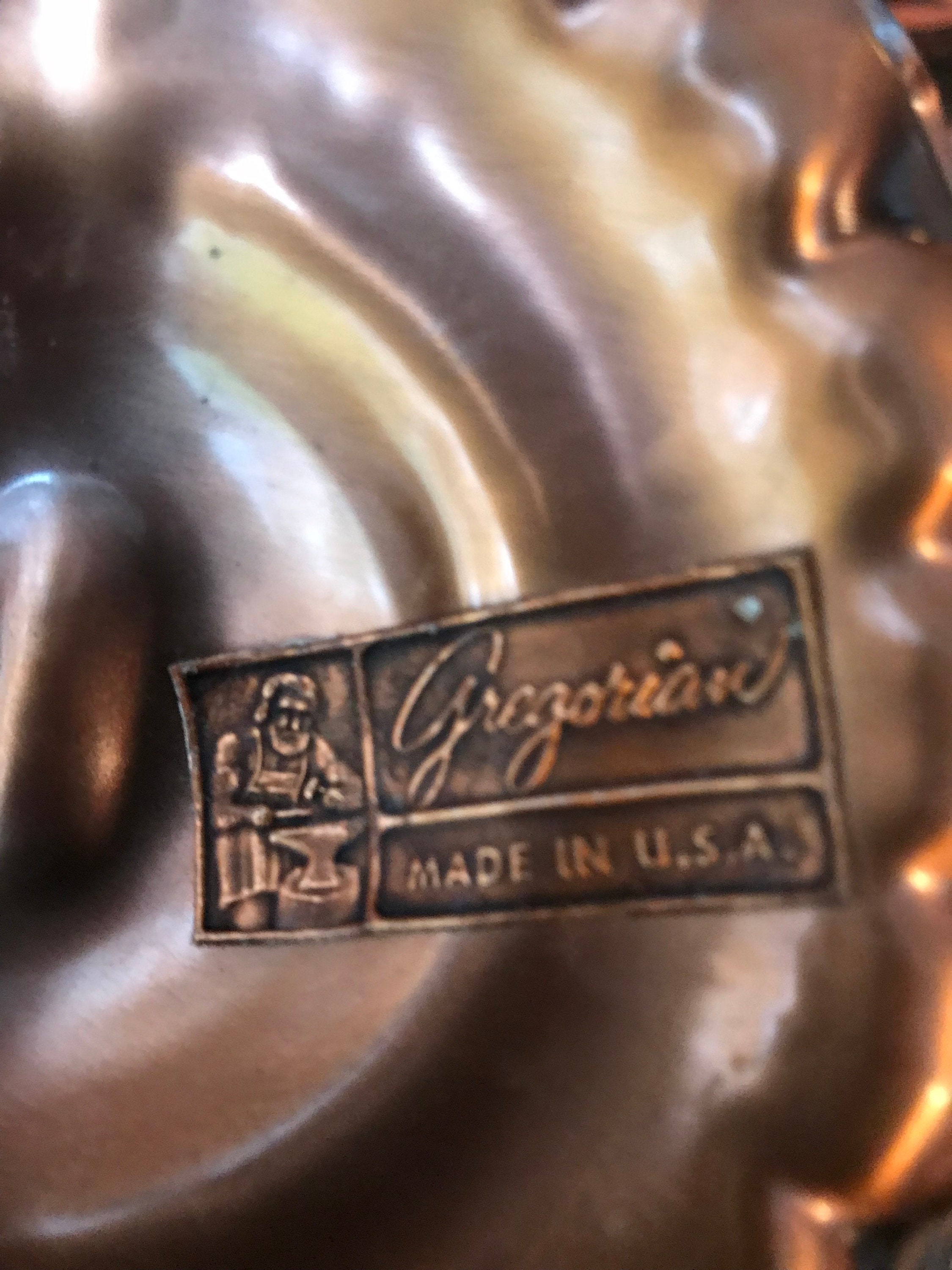 Vintage Copper Pitcher Gregorian, Made in the USA Etsy