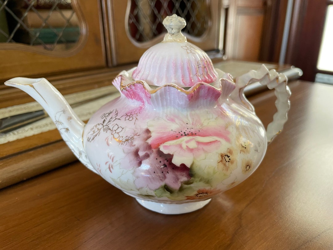 Antique Teapot for One Etsy