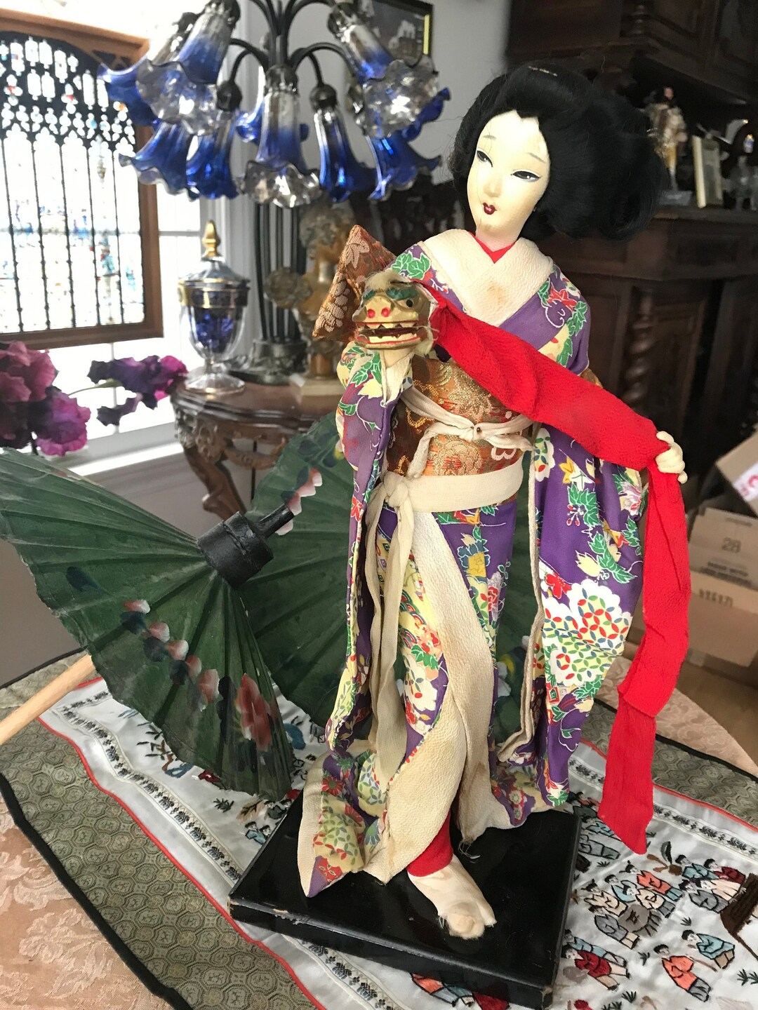 Antique Geisha Doll Etsy
