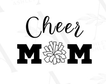 Cheer Mom SVG, Cheer Mom png, Cheer svg, Cheerleader svg, Cricut, Silhuett, SVG