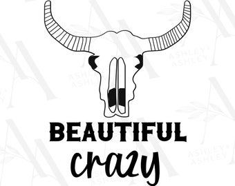 Beautiful Crazy SVG PNG, Country Music svg, Luke Combs svg, Southern Girl, Country, Music Lyrics, Digital Download, Cricut, SVG