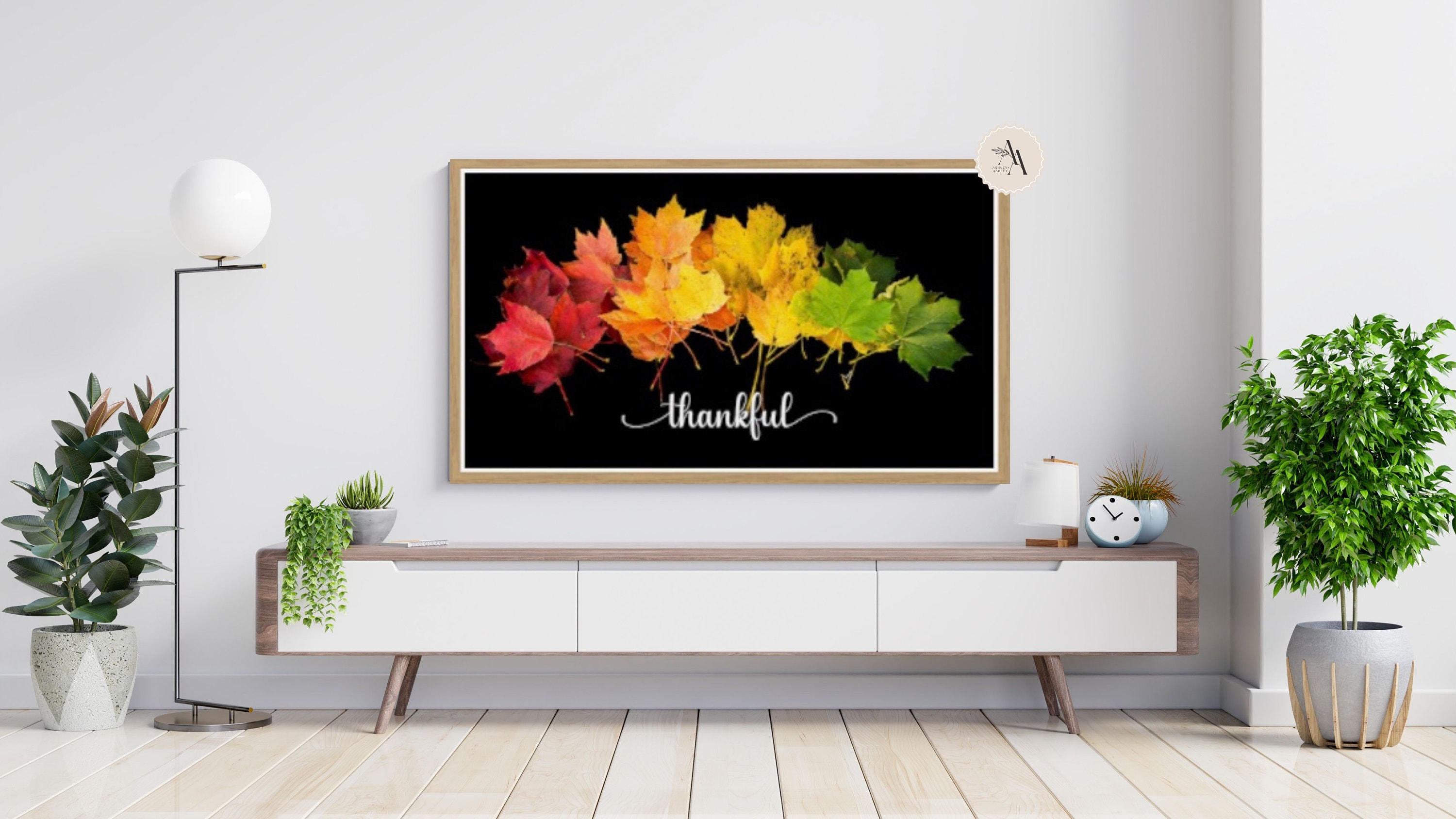 Thankful Frame Art, Samsung Frame TV Art, Samsung Art TV, Digital Download for Samsung Frame
