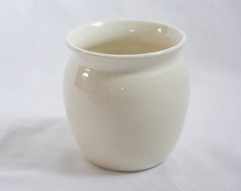 White Ceramic Vase | Handmade Pottery, Unique Flower Vase, Handmade Ceramics, Minimalist Home Decor