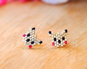 Children's Pika chip earrings in 14K Gold Filled or stainless steel