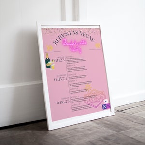 Bachelorette Party Game Set - Vegas Chic, Instant Download