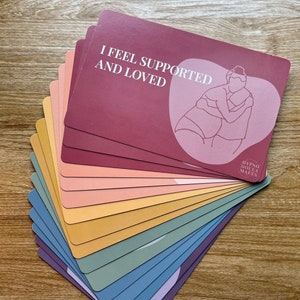 Tarjetas de Afirmaciones de Nacimiento / Afirmaciones de nacimiento de Hipnoparto / Hipnoparto / Regalo para Baby Shower