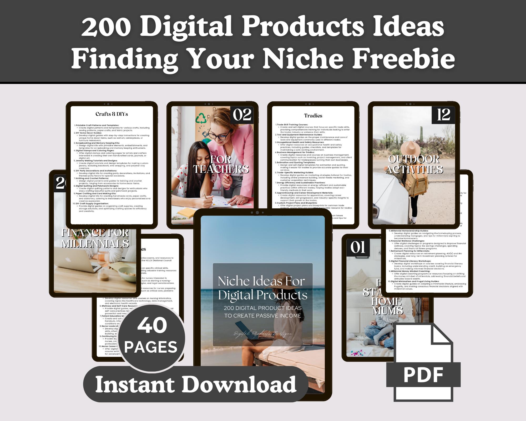 Niche User Guide.pdf Niche Workbook Template, Niche Guide Course, Profitable Niche Ideas ...