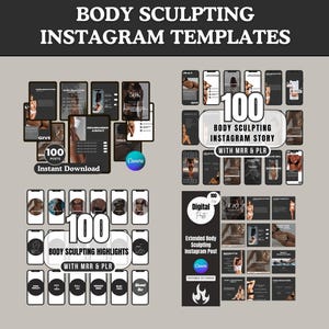 Body Sculpting Reel Videos, Instagram Reels Videos Template, Body Sculpting Kit Template, Spa Reels Videos, Instant Download