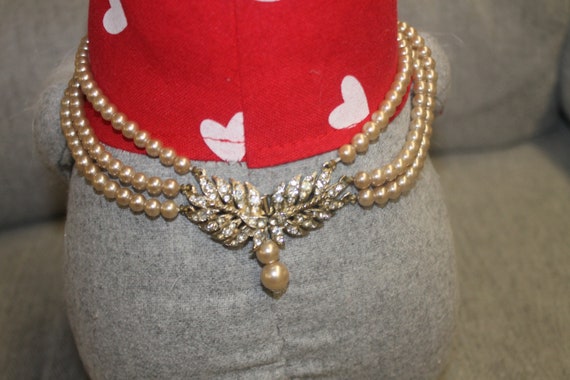 Vintage Art Norveau Style Necklace - image 1
