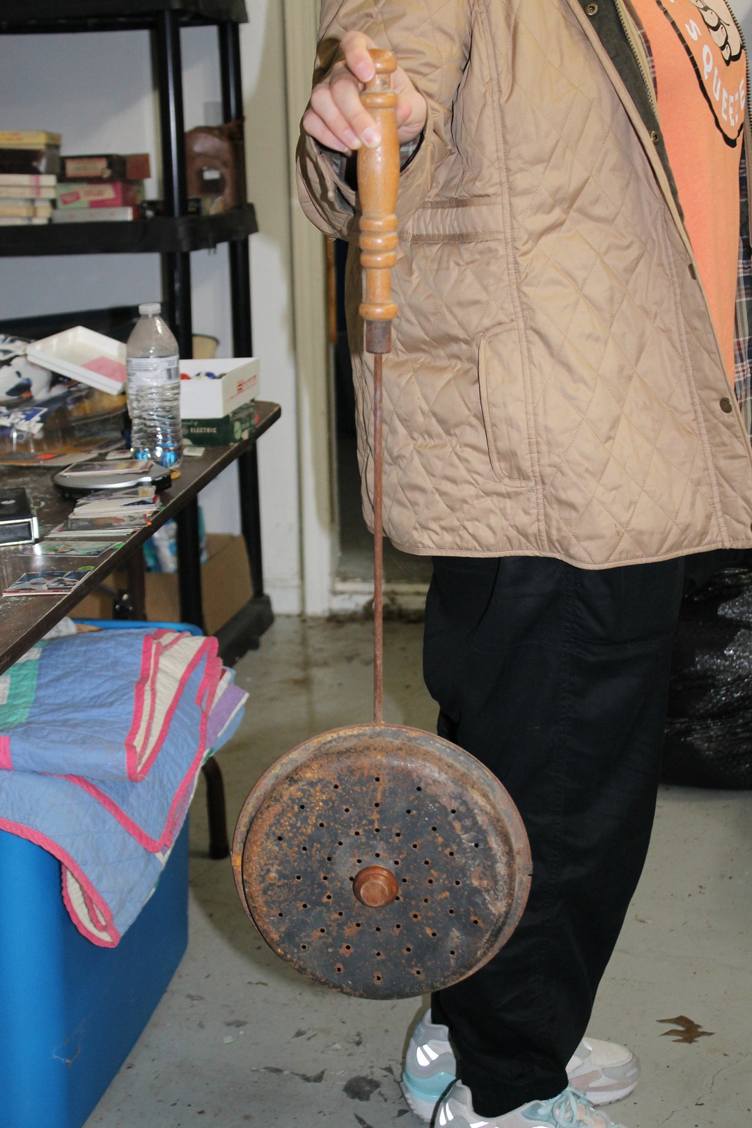 Antique Bed Warming Pan Etsy