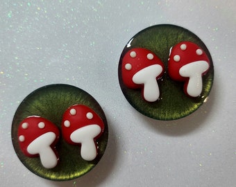 Mossy Mushrooms Phone Grip 3D