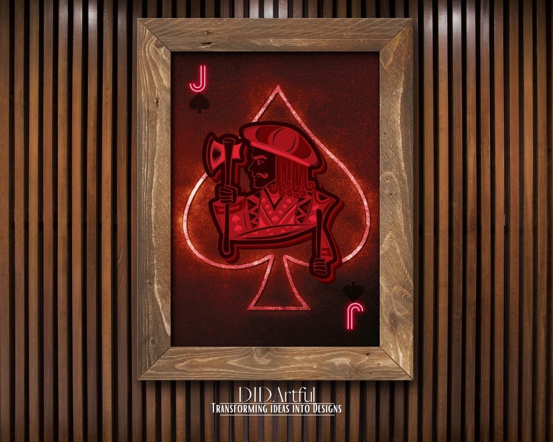 Playing Card Jack Of Spades Print Pattern Boxing Gloves