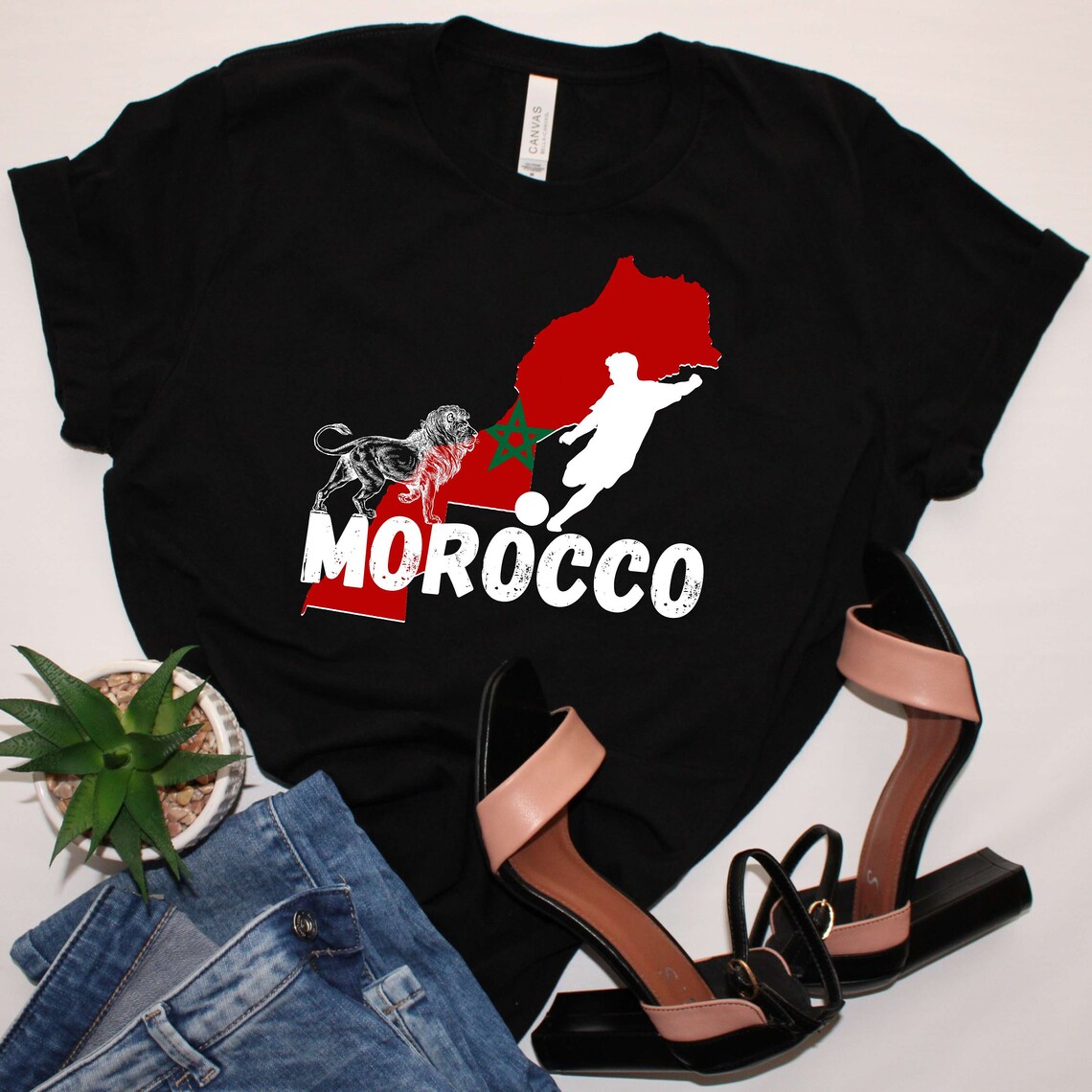Custom Morocco Football Hoodie Dress Go Lionesses of Atlas LT14 main image 0