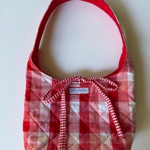 Red Gingham Tote bag