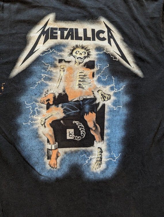 Vintage 1994 Metallica ride the Lightning T-shirt Size:l - Etsy