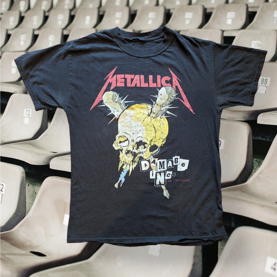 Vintage Y2K Metallica damage INC Tour T-shirt Size:m - Etsy