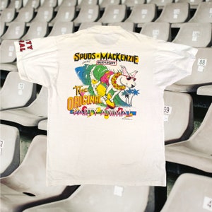 Vintage 1989 Bud Light &quot;Spuds Mackenzie The Original Party Animal&quot; T-Shirt Size:XL