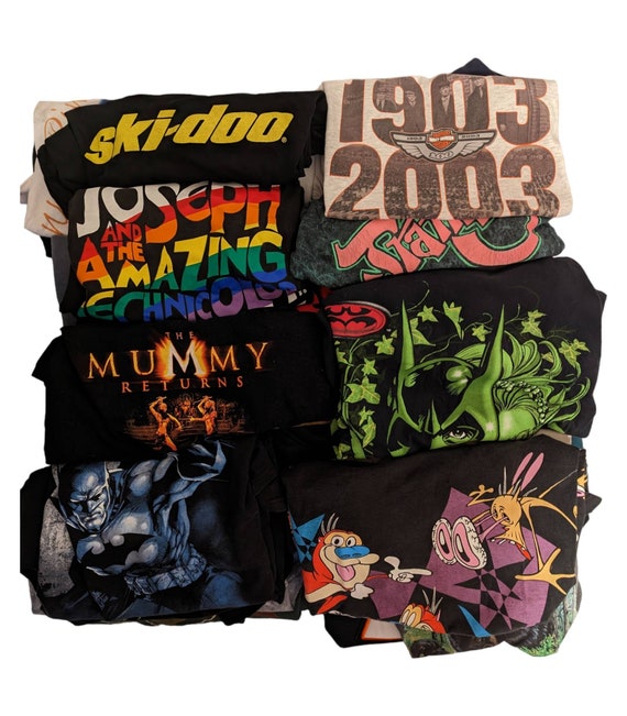 Vintage 5 T-Shirt Mystery Box (80s/90s/Y2K) Band … - image 1