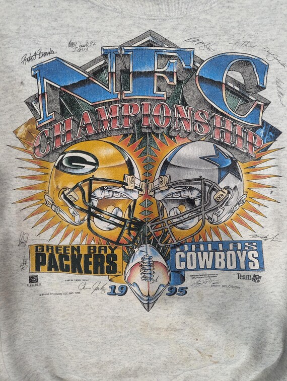 Vintage 1995 NFC Championship Packers Vs. Cowboys Crewneck