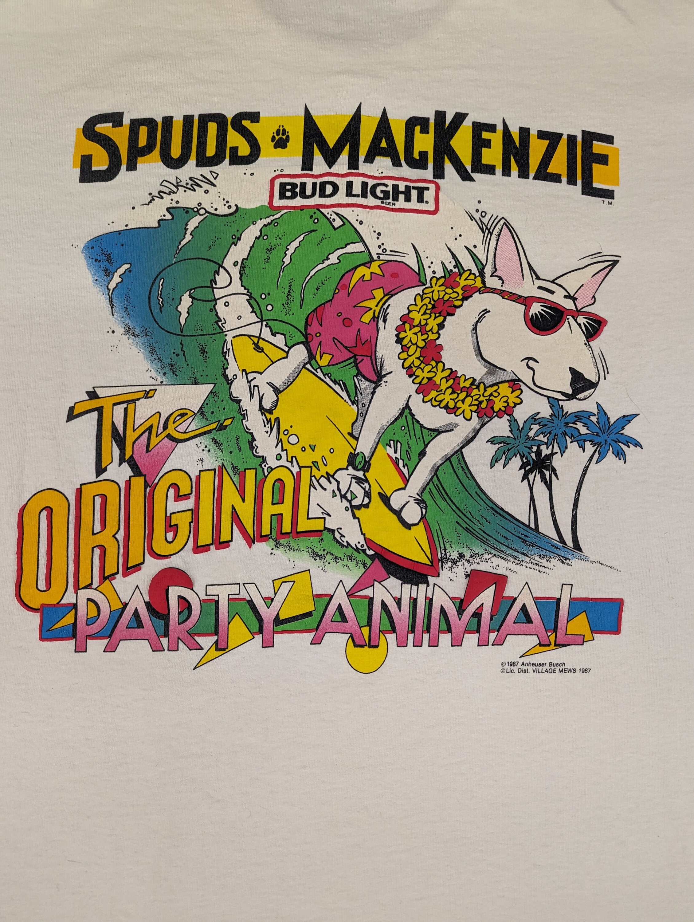 その他 # Spuds Mackenzie Vintage 1989 Bud Light 