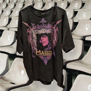 Y2K Marilyn Manson Graphic T-Shirt Size:XL