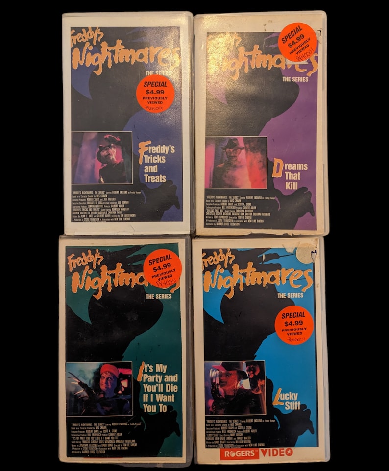 Horror VHS Amazing Condition Rare Nightmare on Elm Street the Series