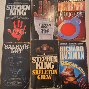 Stephen King 1st Edition Paperback Books