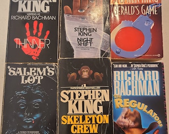 Stephen King 1st Edition Paperback Books