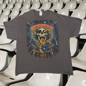 Vintage Y2K Scorpions &quot;Final Sting World Tour&quot; T-Shirt Size:2XL