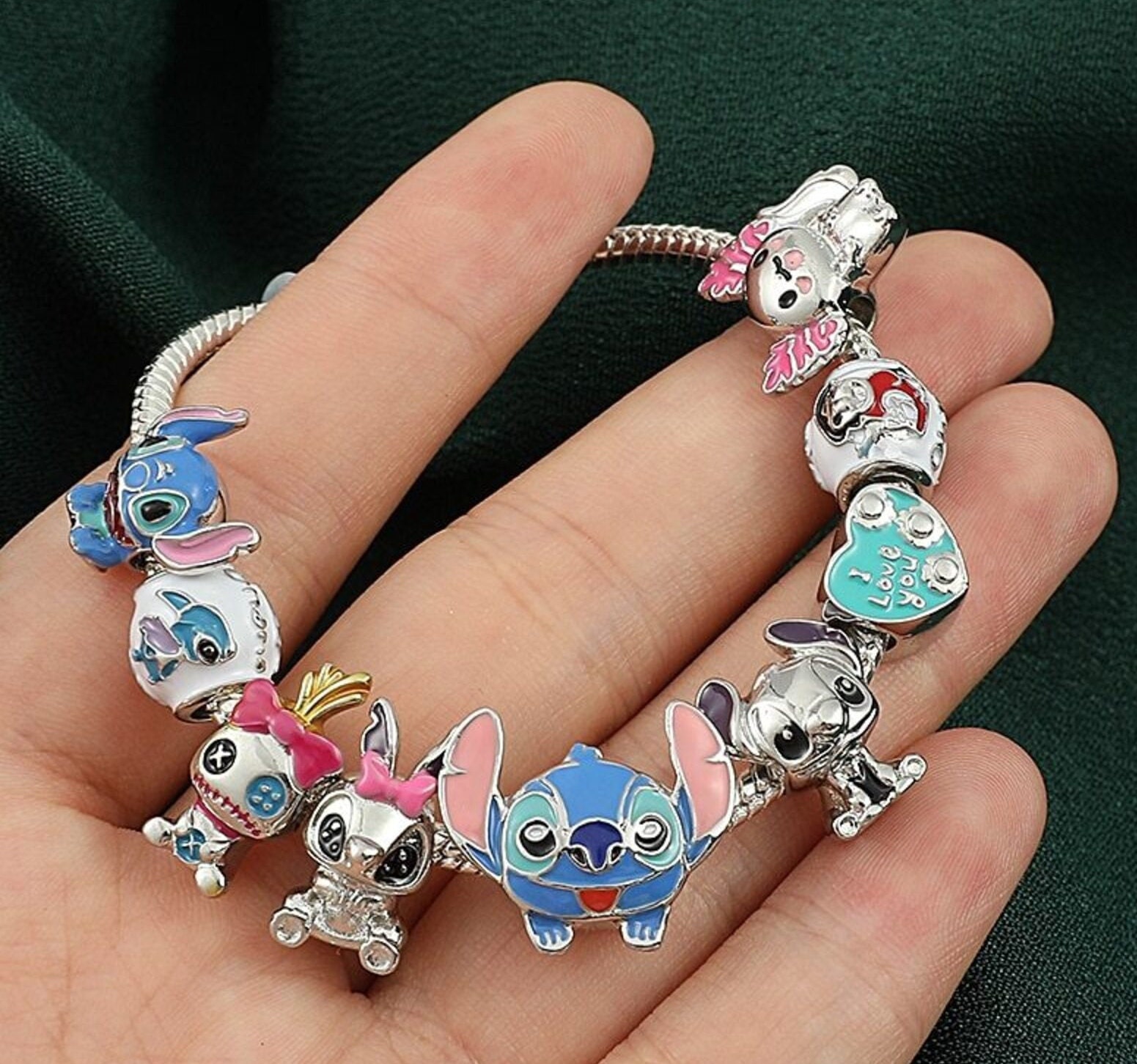 receipt Classic preposition Lilo and Stitch S925 Silver Bracelet With an Array of Charms - Etsy Australia receipt Classic preposition Lilo and Stitch S925 Silver Bracelet With an Array of Charms - Etsy Australia