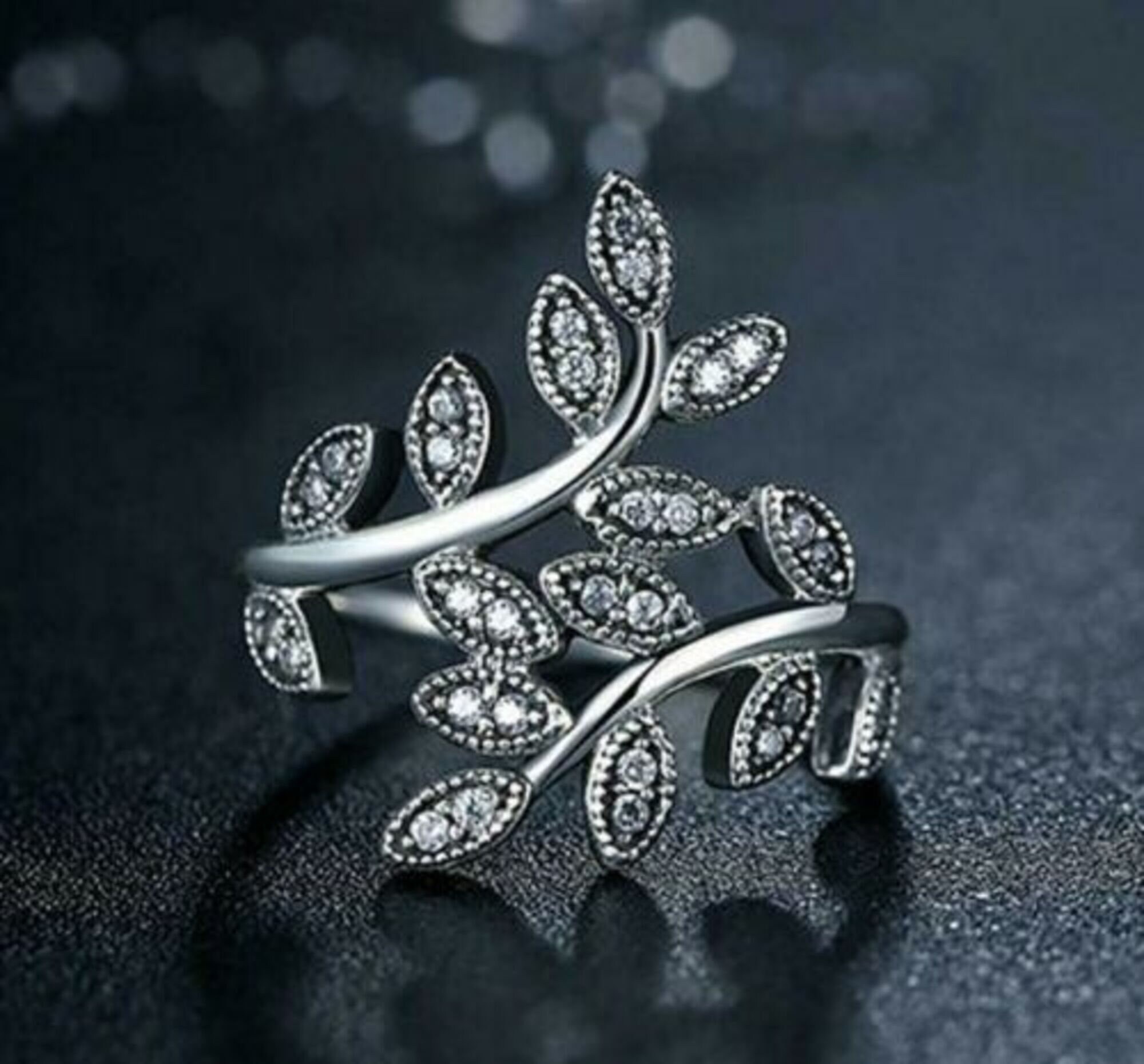 Pandora leaf shop wrap ring