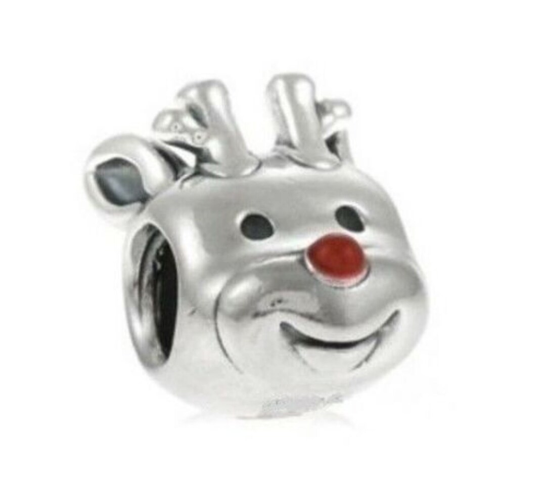 Rudolph Red Nosed Santa Reindeer Rein Deer Christmas Silver - Etsy