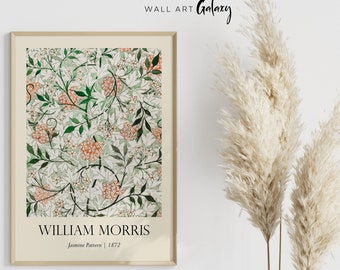 William Morris Print, William Morris Exhibition Poster,Textile Art,Famous Printable Vintage Art Print,William Morris Fabric DIGITAL DOWNLOAD