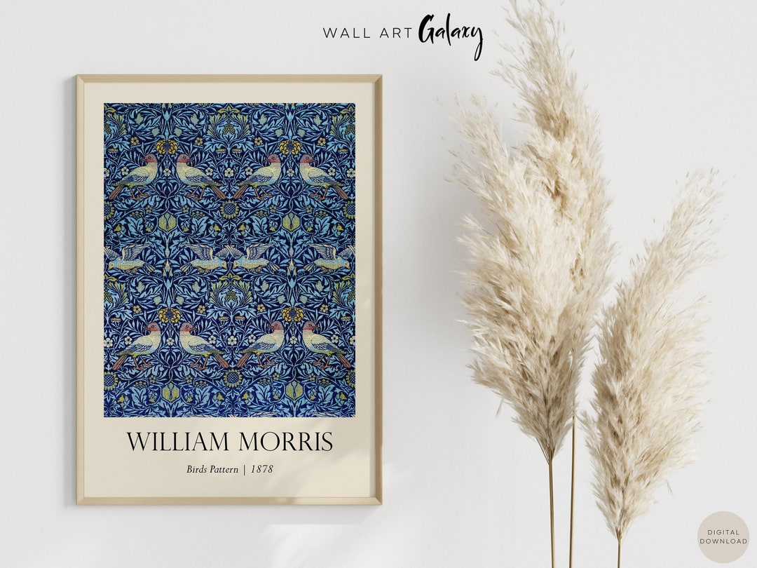 william morris print ties