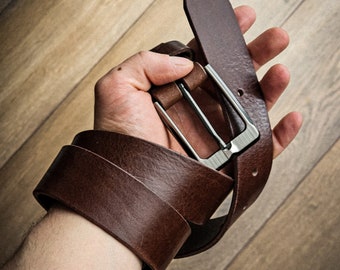 Cinturón de cuero hecho a mano personalizado, cinturón de cuero de grano completo, cinturón de cuero de múltiples colores, cinturón de cuero para hombre, cinturón de cuero para mujer, regalo de cinturón